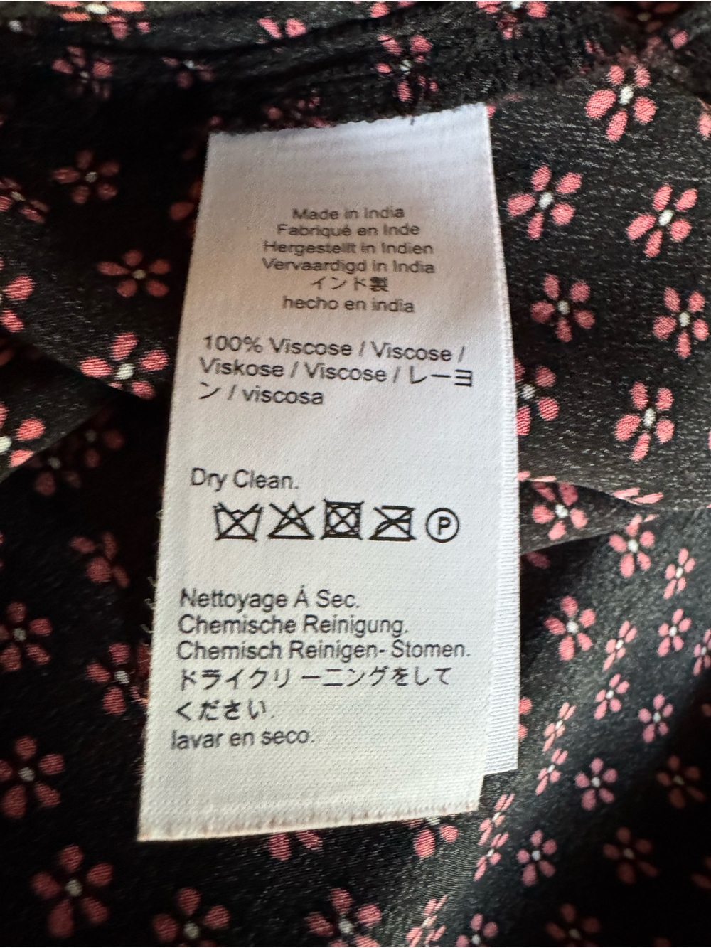 J.Crew Cerise Floral Crepe Chine Button-Front Burgundy Polka Dot Shirt Dress - Picture 9 of 9